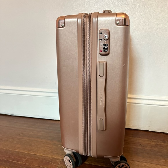 Calpak Rose Gold Carryon Luggage - Picture 3 of 11